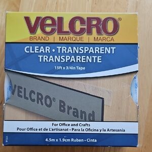 Velcro Brand Clear Tape for Office and Crafts